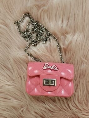 SO CUTE!! PRE-LOVED BARBIE MINI JELLY CROSSBODY HANDBAG